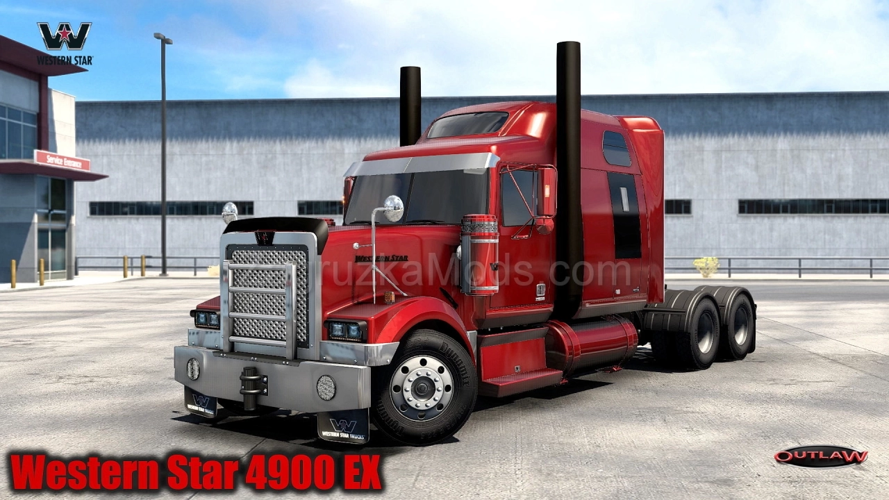 Western Star 4900 EX Truck v1.08 By Outlaw (1.43.x) for ATS