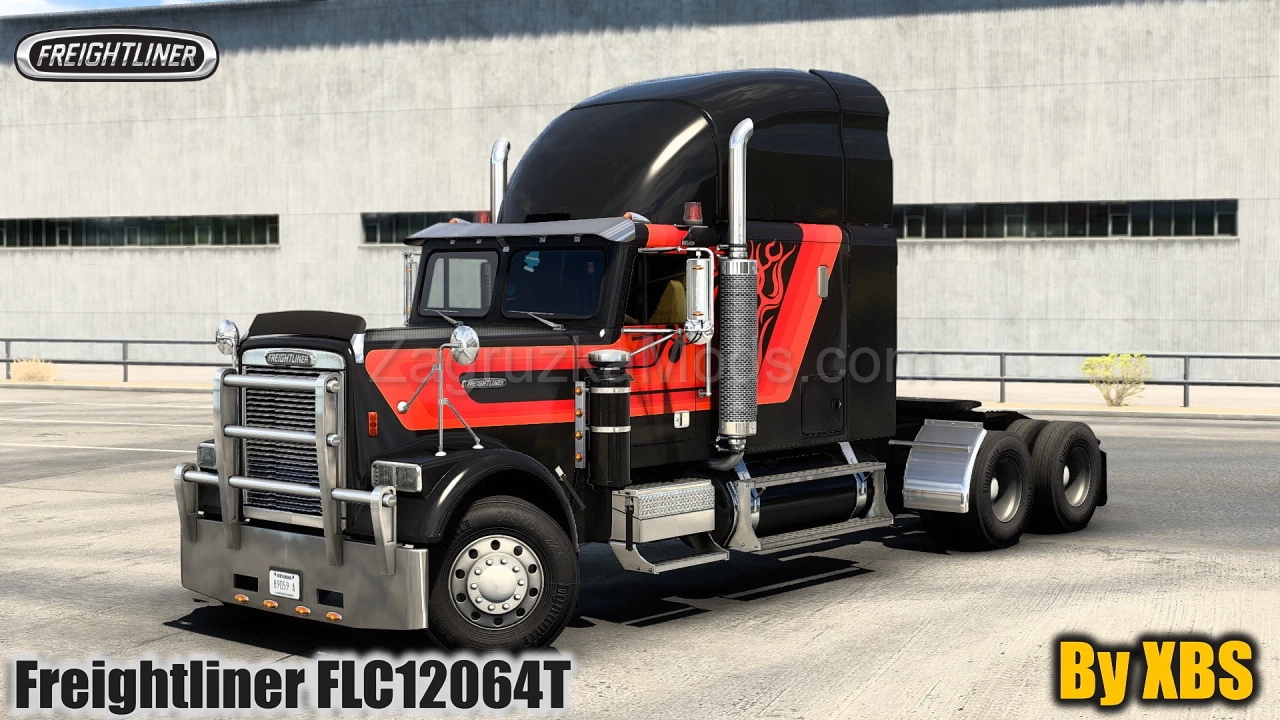 Freightliner FLC12064T Truck v1.0.8 By XBS (1.43.x) for ATS