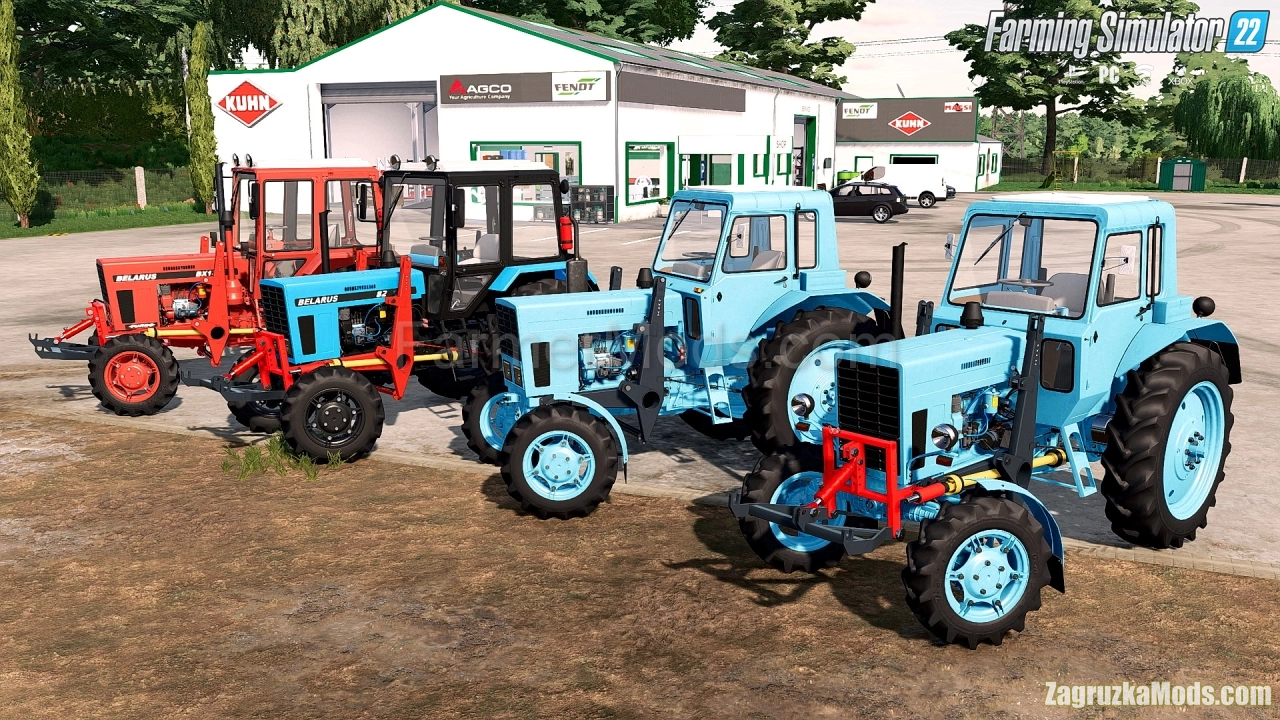 Belarus MTZ-82 UK Pack Tractors v1.5 for FS22