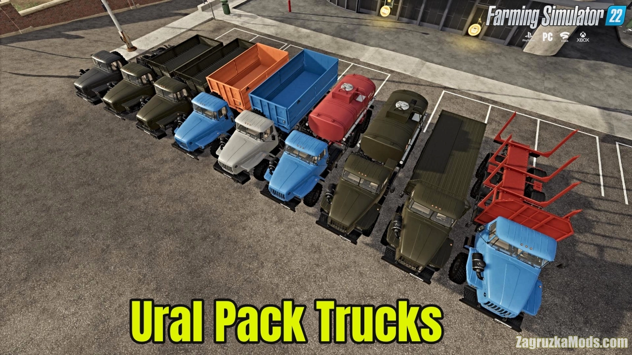 Ural Pack Trucks v1.1 for FS22