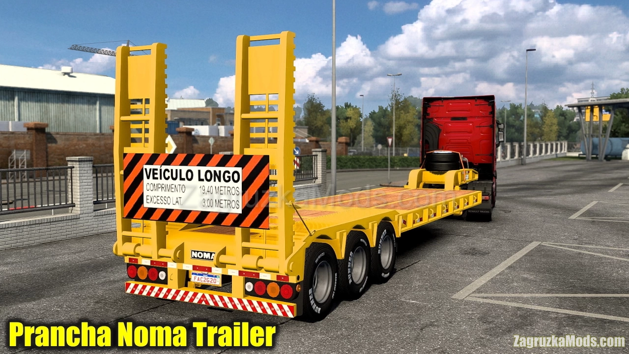 Prancha Noma 3 Axis Trailer v1.1 (1.49.x) for ETS2