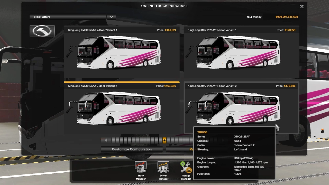 King Long XMQ6129Y v1.0 (1.43.x) for ETS2