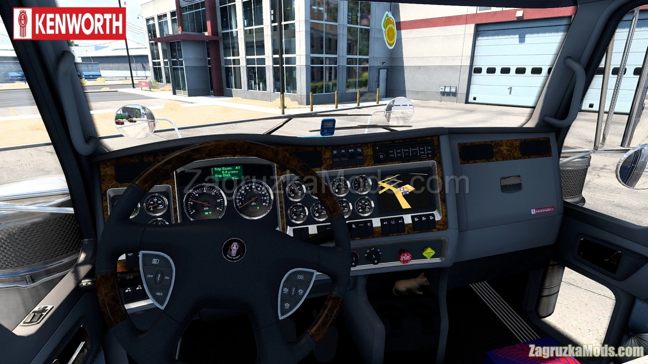 Kenworth T800 + Interior v1.3 by GTM Team (1.43.x) for ATS
