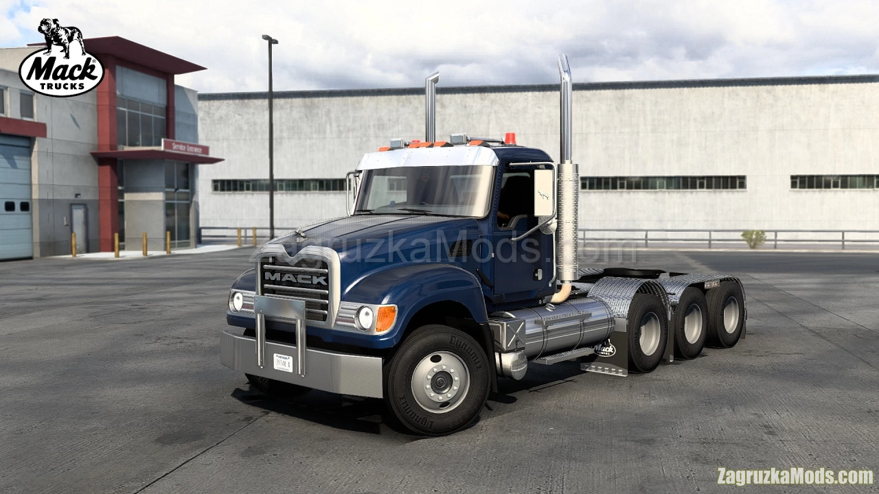 Mack Granite Day Cab Truck v1.2 (1.43.x) for ATS