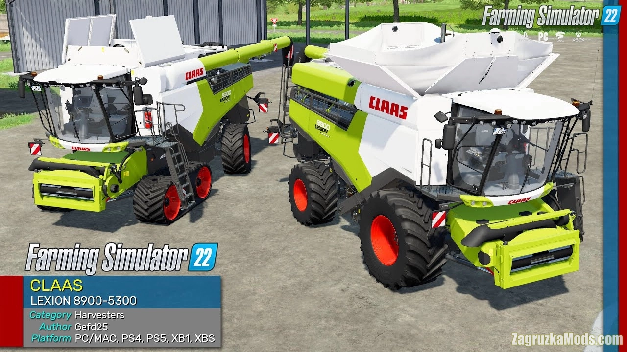 CLAAS Lexion 8900-5300 v1.1 for FS22