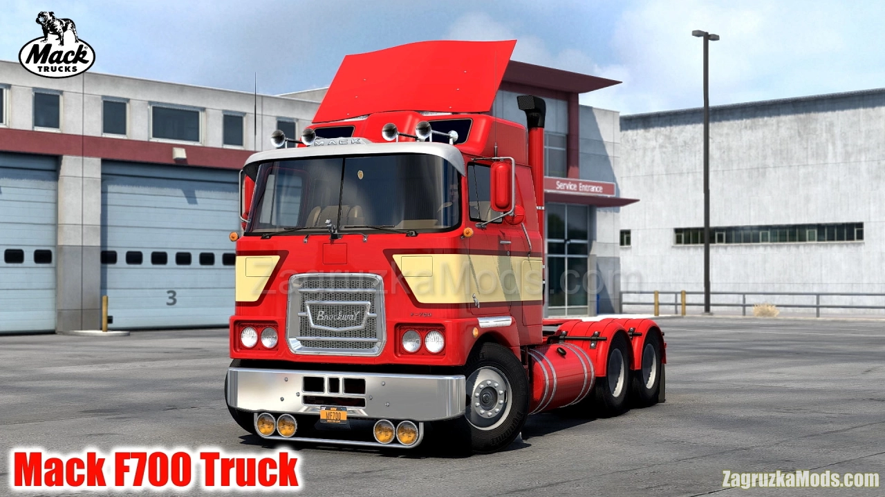 Mack F700 Truck + Interior v1.2.7 (1.53.x) for ATS