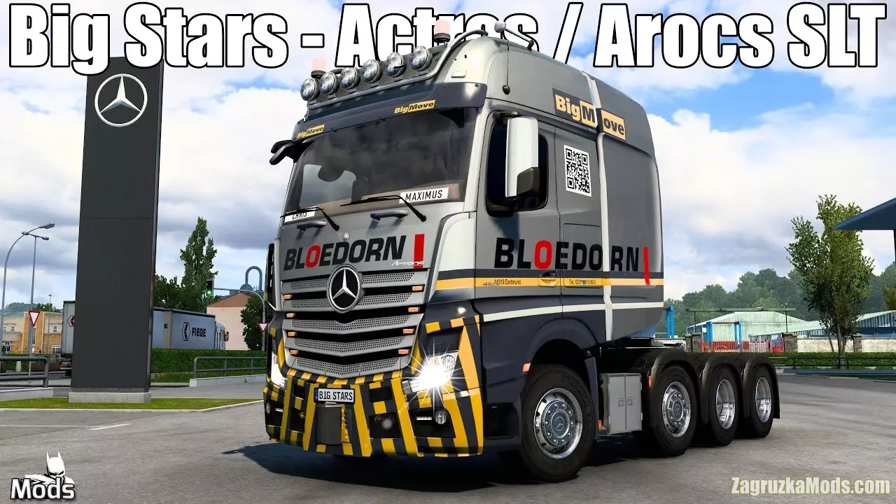 Mercedes Benz Big Stars - Actros/Arocs SLT v1.9 (1.58.x) for ETS2