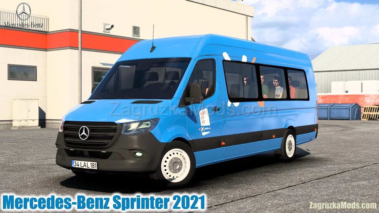 Mercedes Benz Sprinter 2021 v1R160 (1.57.x) for ATS and ETS2