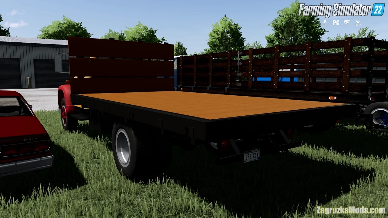 International Loadstar 1600 Flatbed Truck v2.0 for FS22