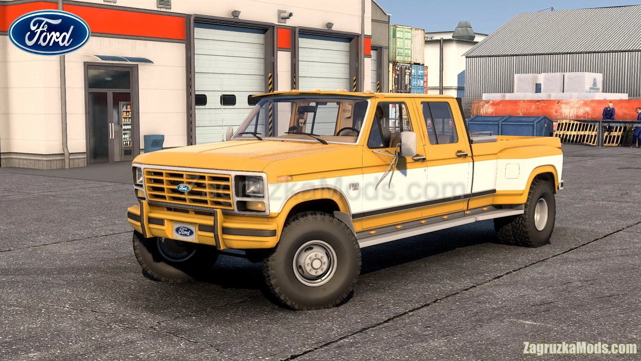 Ford F350 1986 + Trailer v1.0 (1.43.x) for ATS and ETS2
