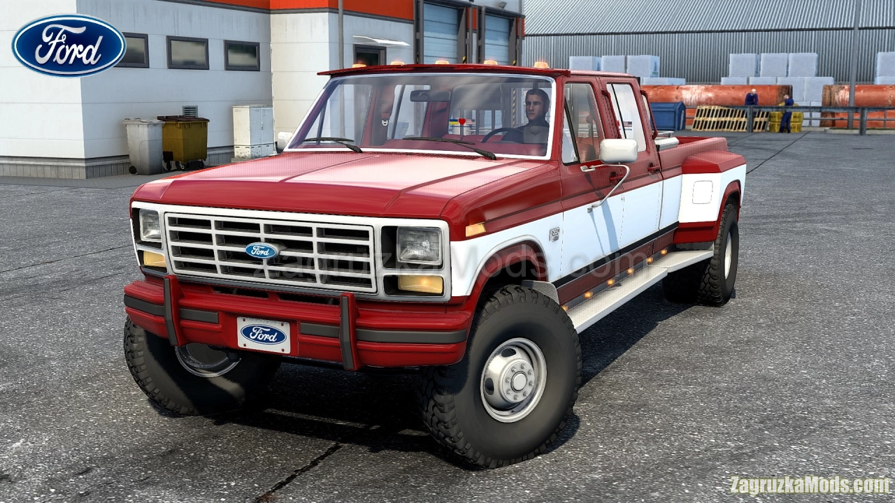 Ford F350 1986 + Trailer v1.1 (1.46.x) for ATS and ETS2