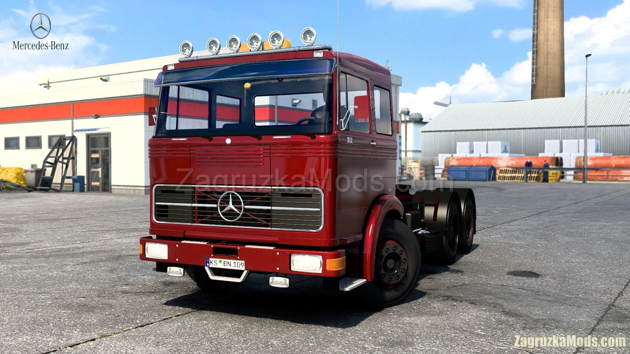 Mercedes LPS 1632 Truck + Trailers v1.4 (1.47.x) for ETS2