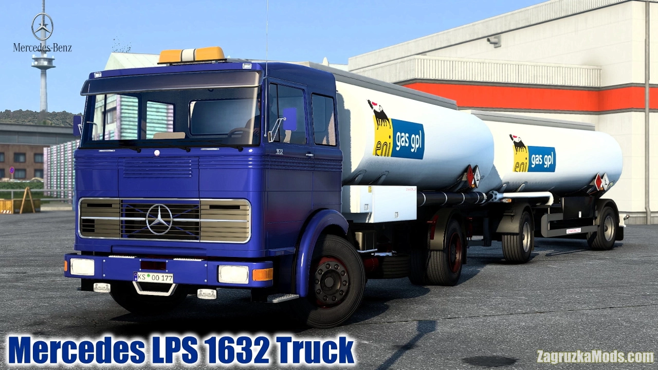 Mercedes LPS 1632 Truck + Trailers v1.2.4 (1.49.x) for ETS2