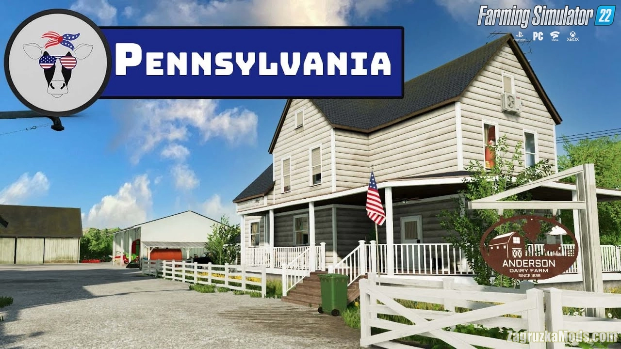 Pennsylvania Map v1.0 for FS22