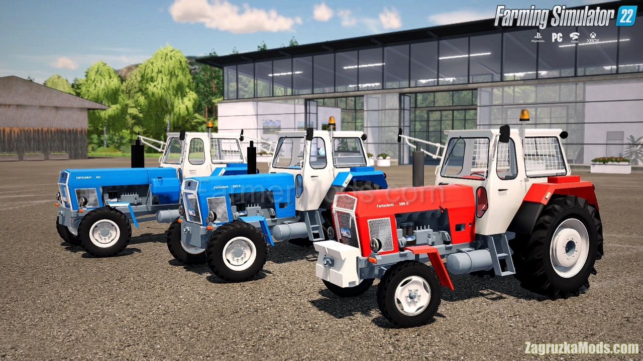 Fortschritt ZT 300-303 Tractor v1.0 for FS22