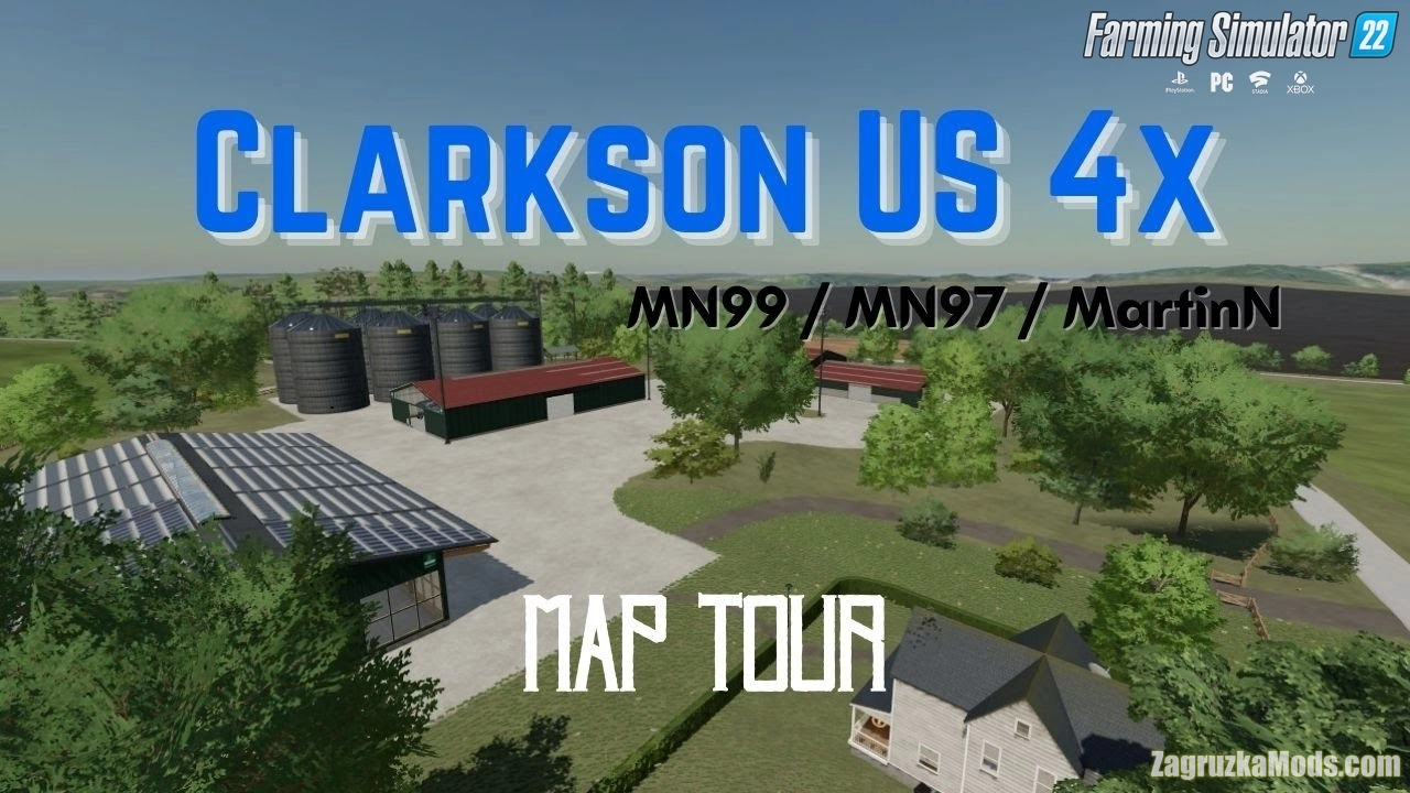 Clarkson US 4x Map v1.0 for FS22