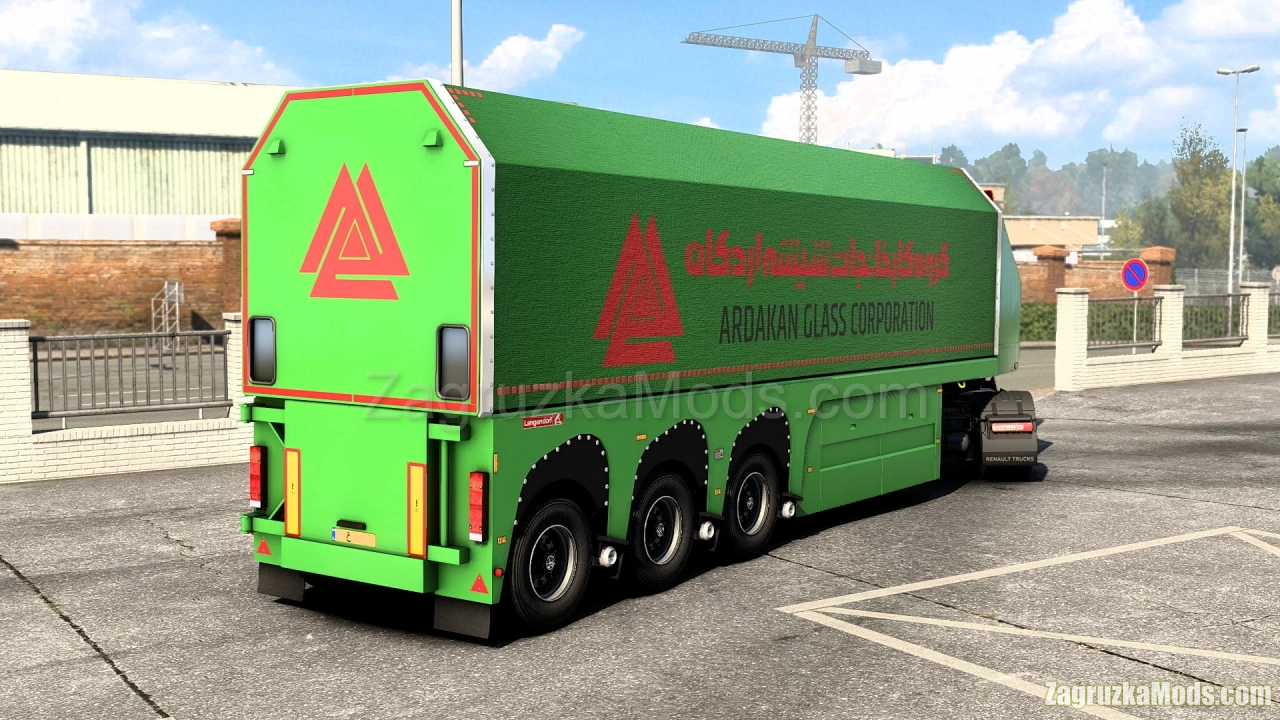 Glass Trailer v1.0 By Aryan (1.43.x) for ETS2