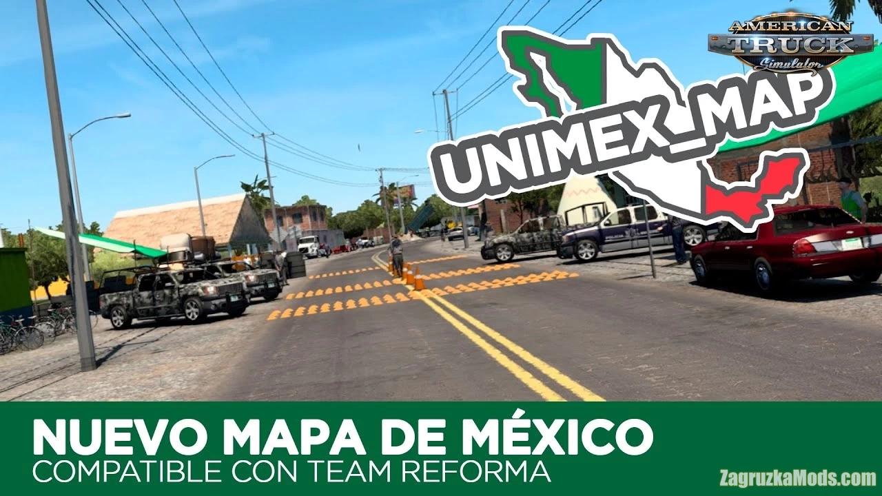 Unimex Map South of Mexico v1.0.2 (1.45.x) for ATS