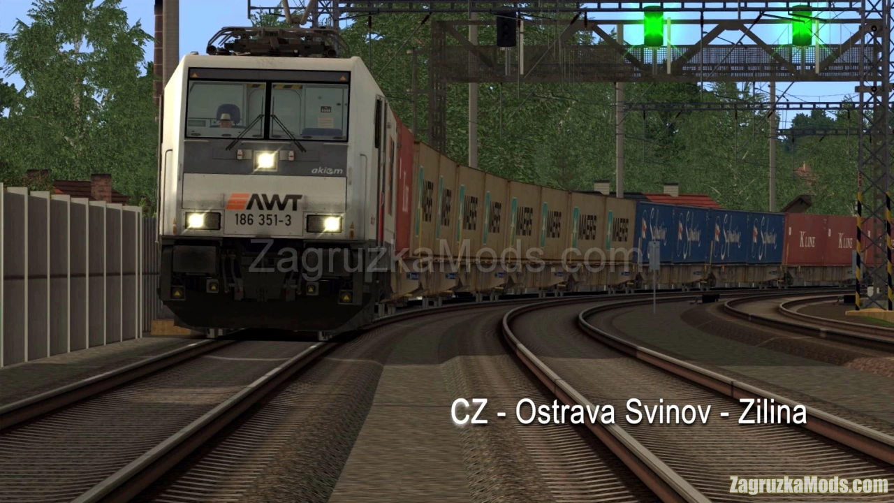 Route Ostrava Svinov - Zilina v1.0 for TS2022