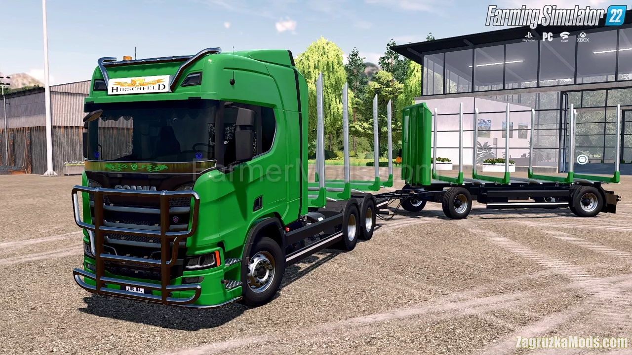 Scania R Wood v1.0 by Ap0lLo for FS22