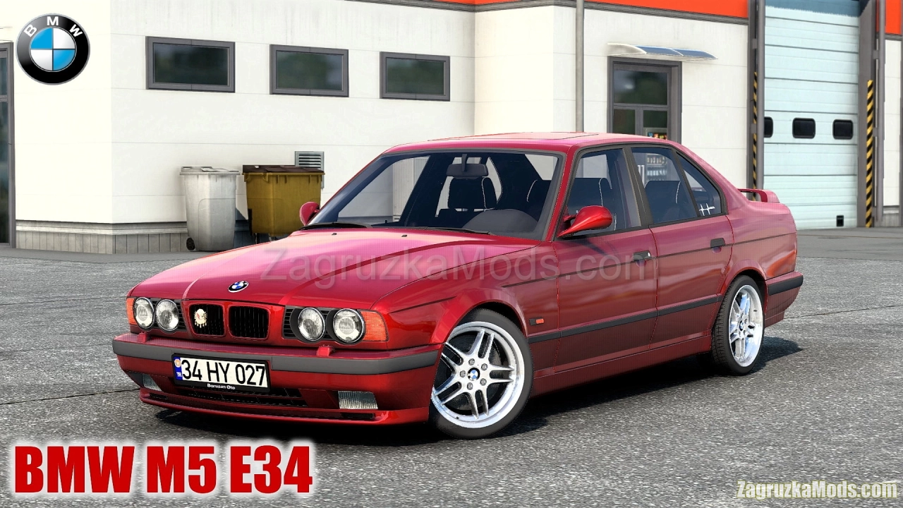 BMW M5 E34 + Interior v1.4 (1.46.x) for ATS and ETS2