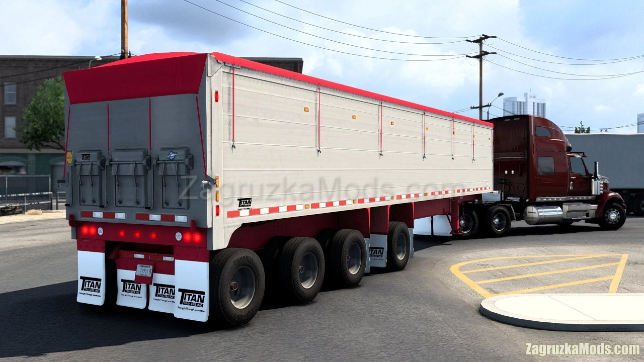 Titan Thin Wall End Dump Trailer v1.1 (1.43.x) for ATS Titan Thin Wall End Dump Trailer v1.1 (1.43.x) for ATS