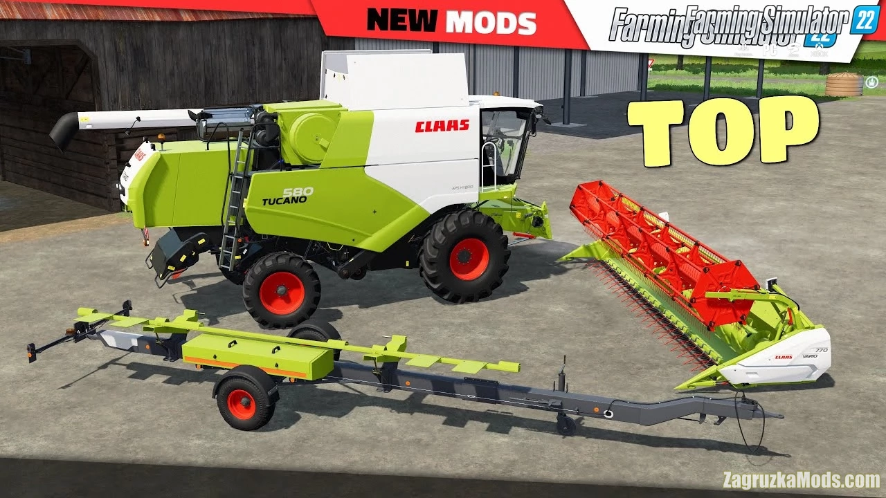 Claas TUCANO 580 Harvester v1.0.0.1 for FS22
