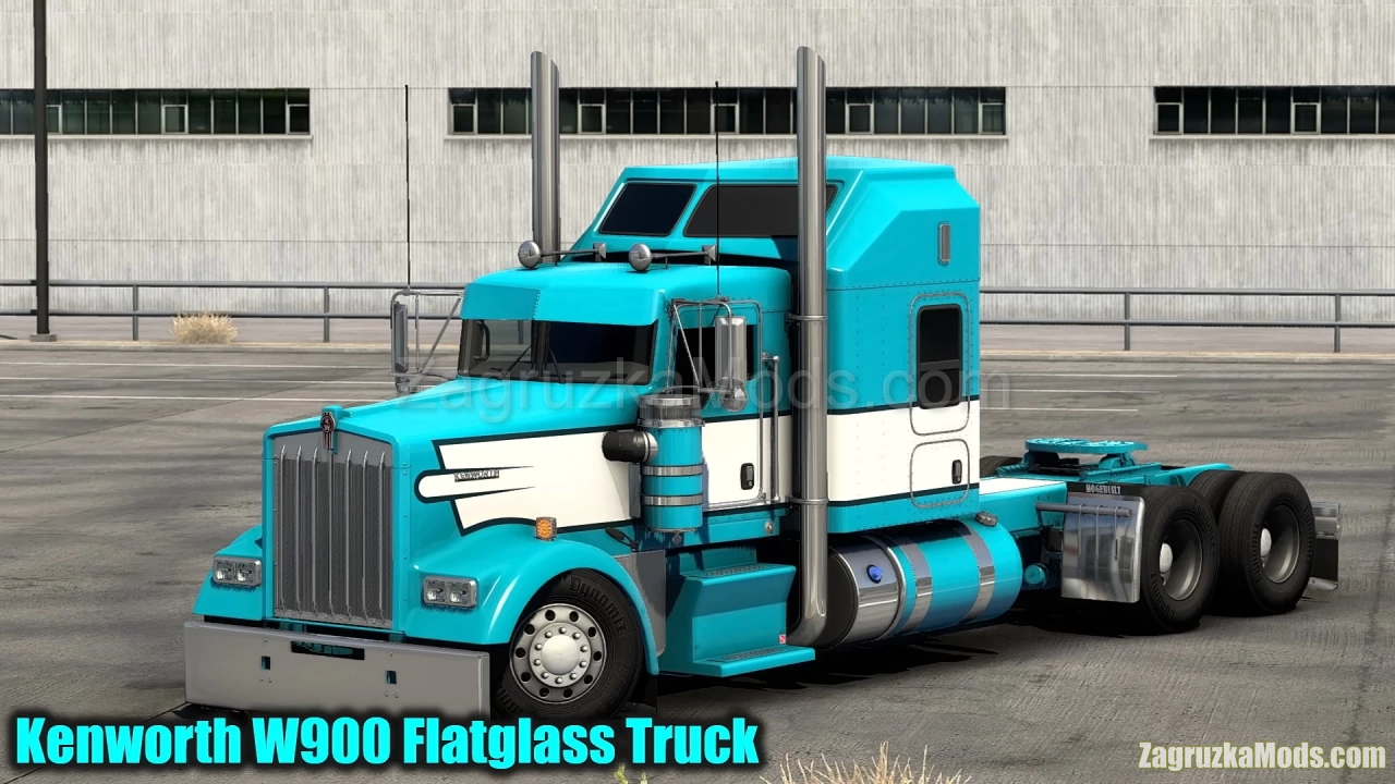 Kenworth W900 Flatglass Truck v1.0 (1.43.x) for ATS