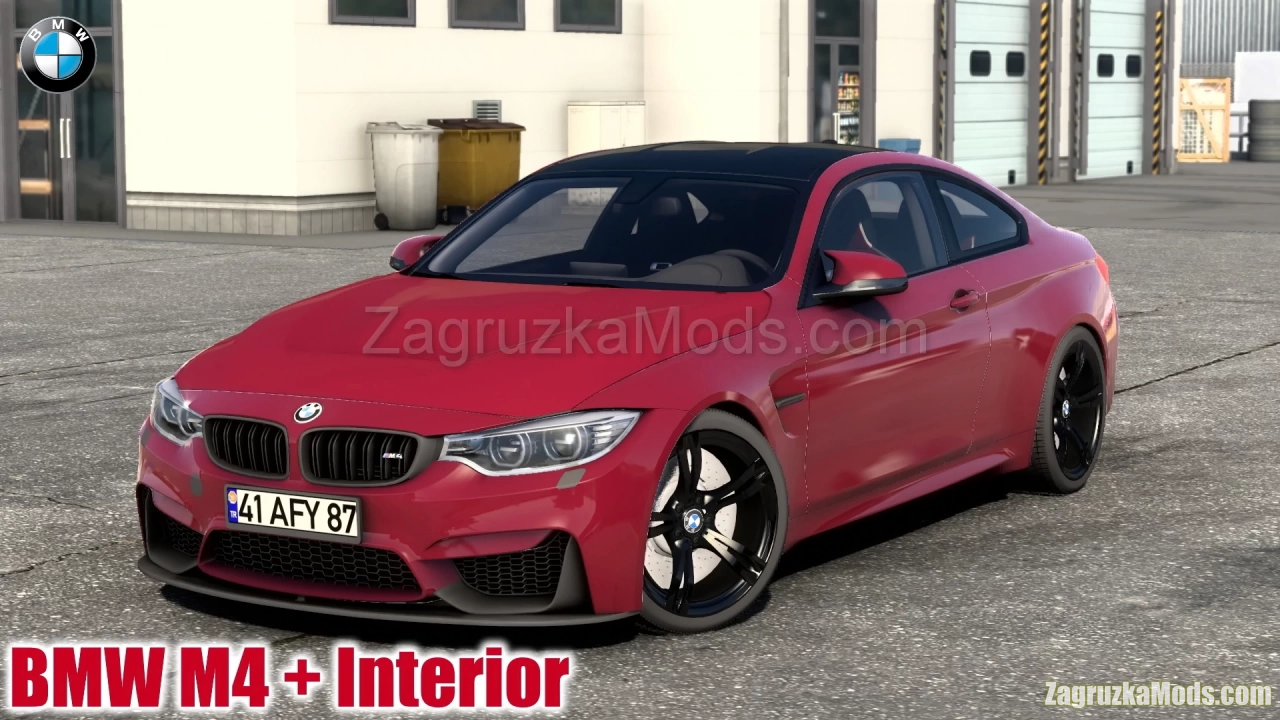 BMW M4 2017 + Interior v2.0 (1.43.x) for ATS and ETS2