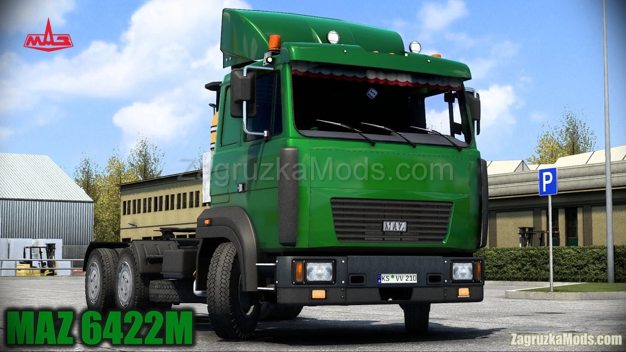 MAZ 6422M Truck + Interior v4.5 (1.44.x) for ETS2