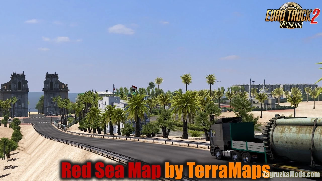 Red Sea Map v1.4 by TerraMaps (1.43.x) for ETS2