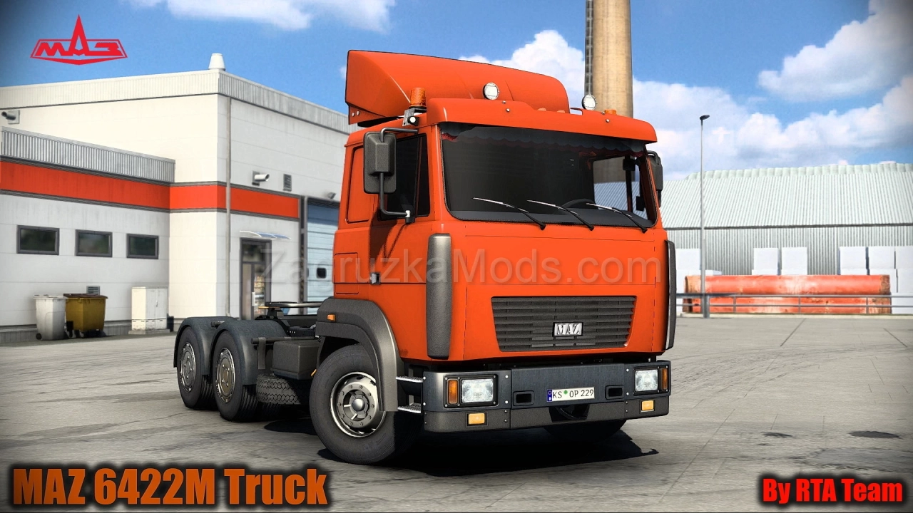 MAZ 6422M Truck + Interior v1.1 By RTA Team (1.43.x) for ETS2