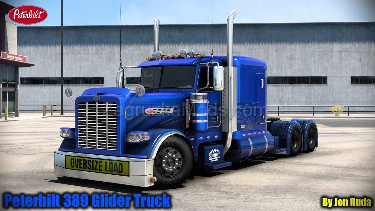 Peterbilt 389 Glider Truck v6.0 By Jon Ruda (1.50.x) for ATS