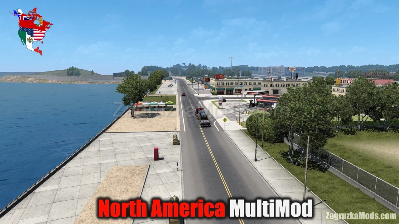 North America MultiMod v1.7 By K-DOG (1.45.x) for ATS