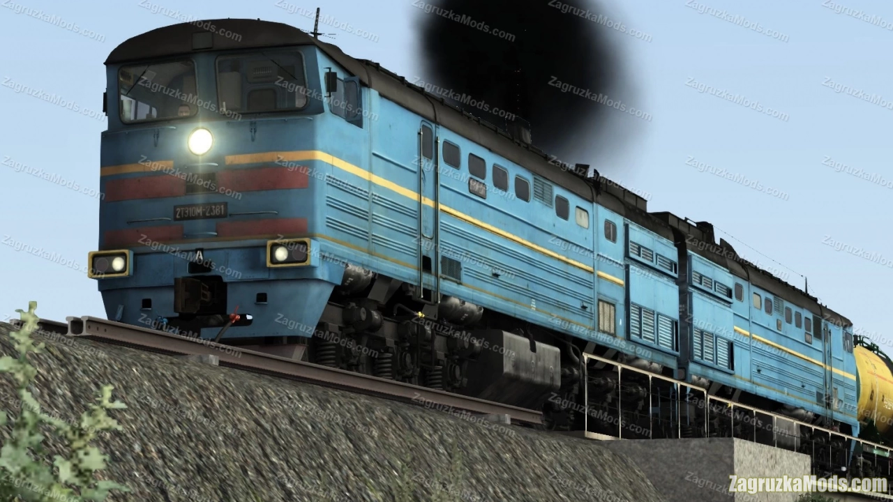 Diesel Locomotive 2TE10m-2381 v1.4 for TS2022