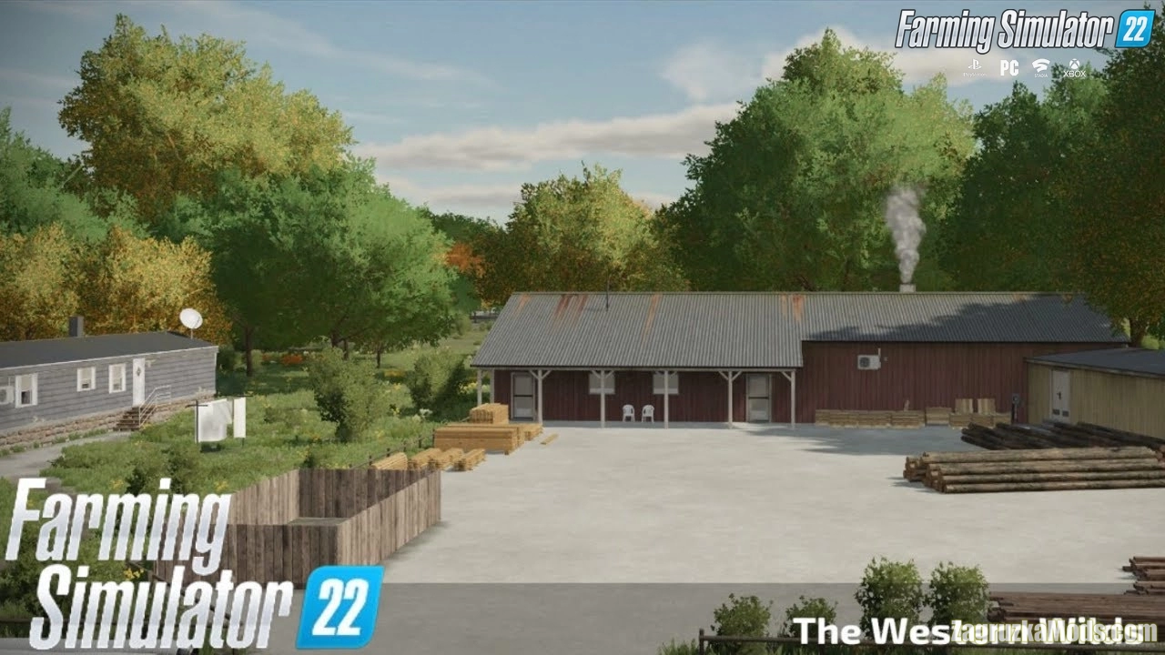 The Western Wilds Map v1.0 for FS22