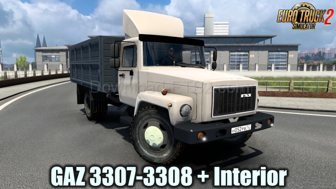 GAZ 3307-3308 + Interior v4.2 (1.45.x) for ETS2