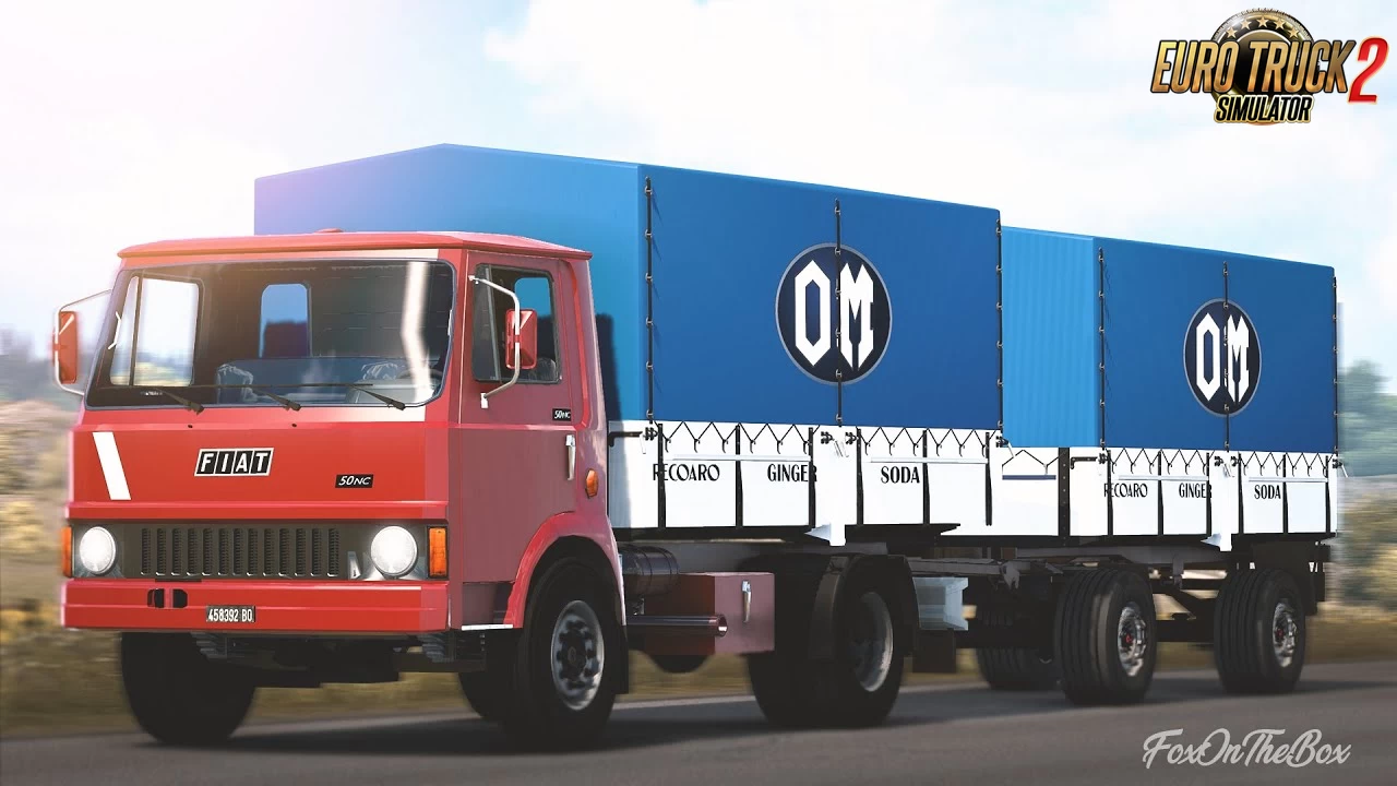 FIAT 50 NC Truck + Trailer + Interior v1.3 (1.44.x) for ETS2