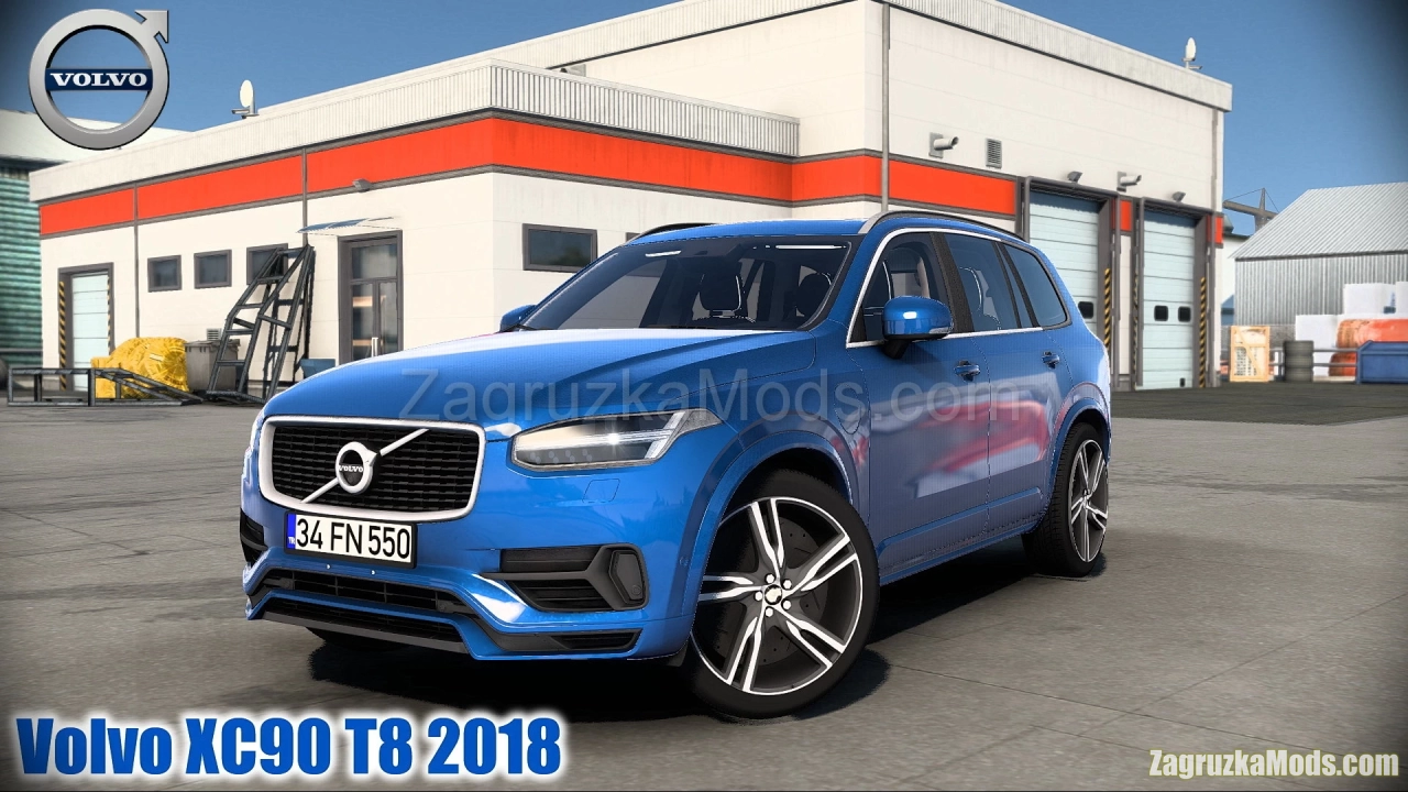 Volvo XC90 T8 2018 + Interior v5.7 (1.54.x) for ATS and ETS2