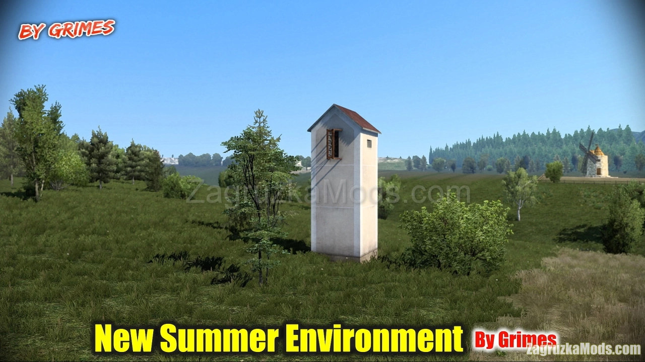 New Summer Environment v5.5 by Grimes (1.49.x) for ETS2