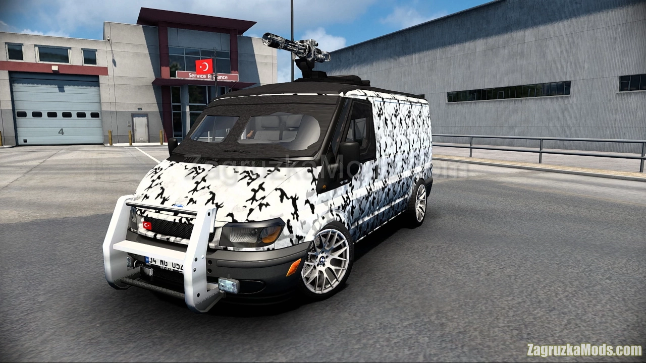 Ford Transit MK6 + Interior v2.0 (1.44.x) for ATS and ETS2
