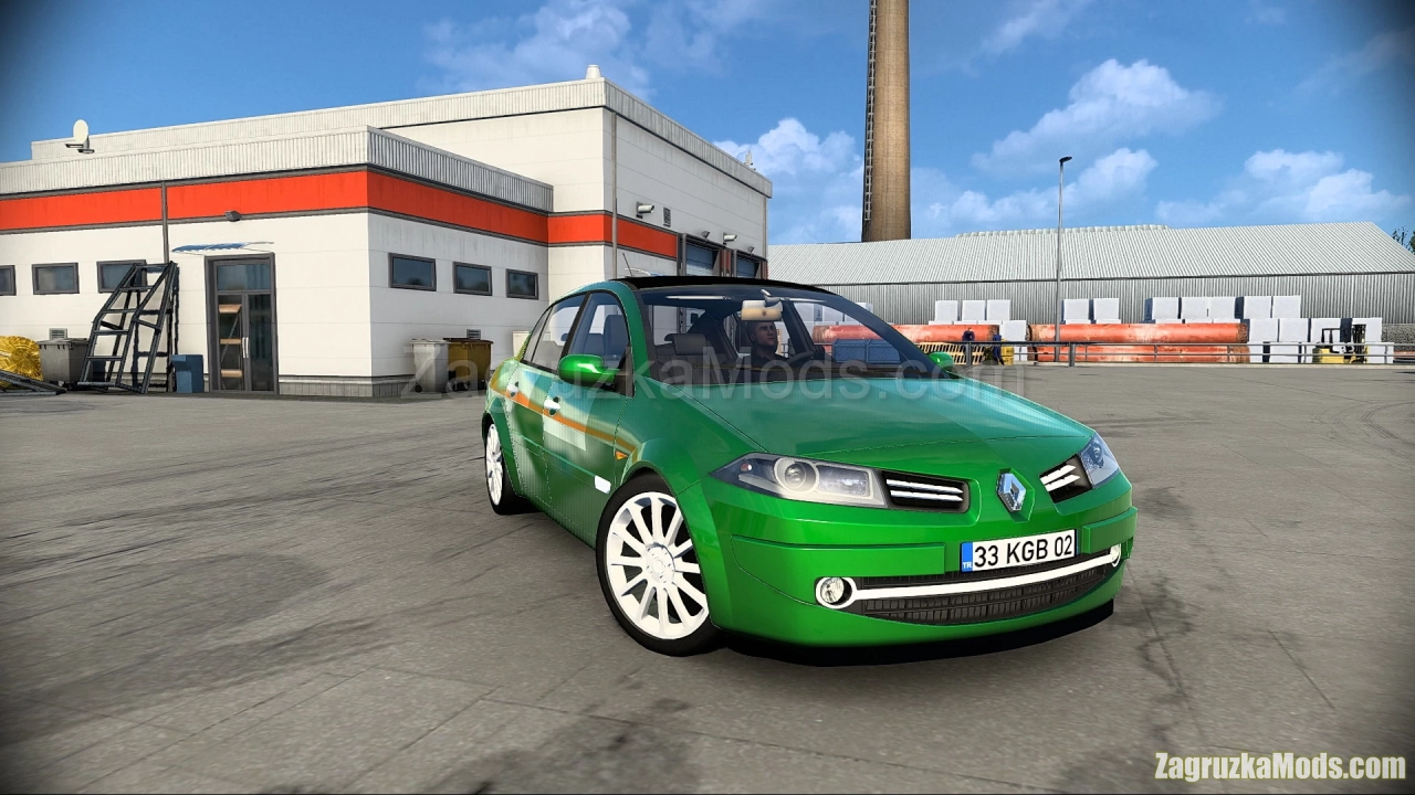 Renault Megane 2 + Interior v2.2 (1.46.x) for ATS and ETS2