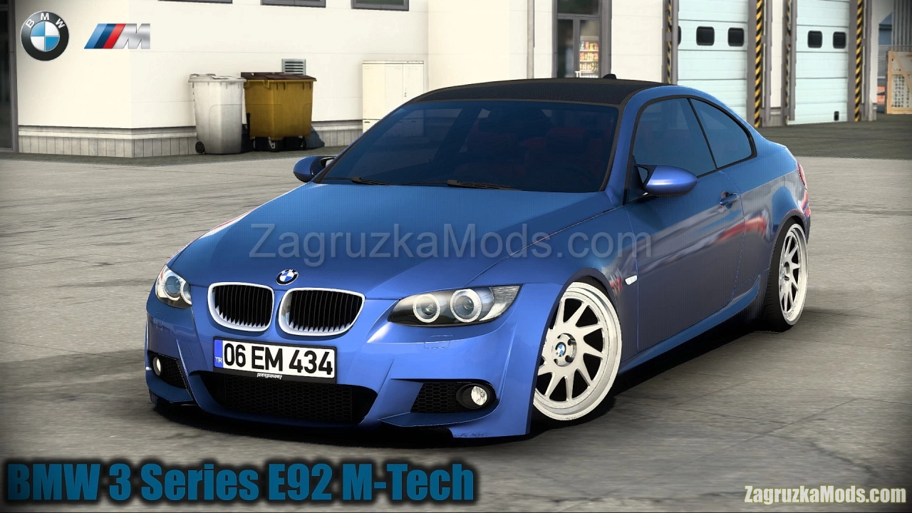 BMW 3 Series E92 M-Tech v1.3 (1.44.x) for ATS and ETS2