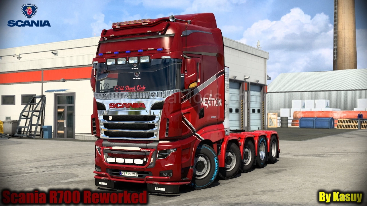 Scania R700 Reworked v3.3.2 (1.47.x) for ETS2