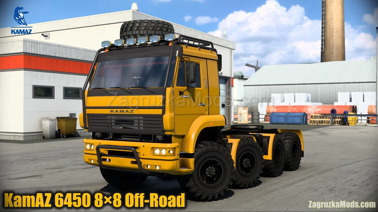 KamAZ 6450 8×8 Off-Road + Interior v1.1 (1.44.x) for ETS2