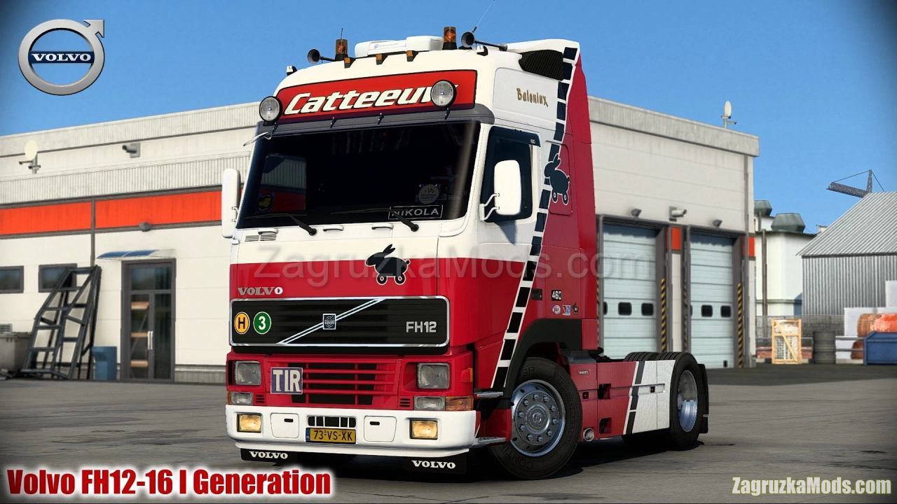 Volvo FH12-16 I Generation + Interior v1.6 (1.55.x) for ETS2