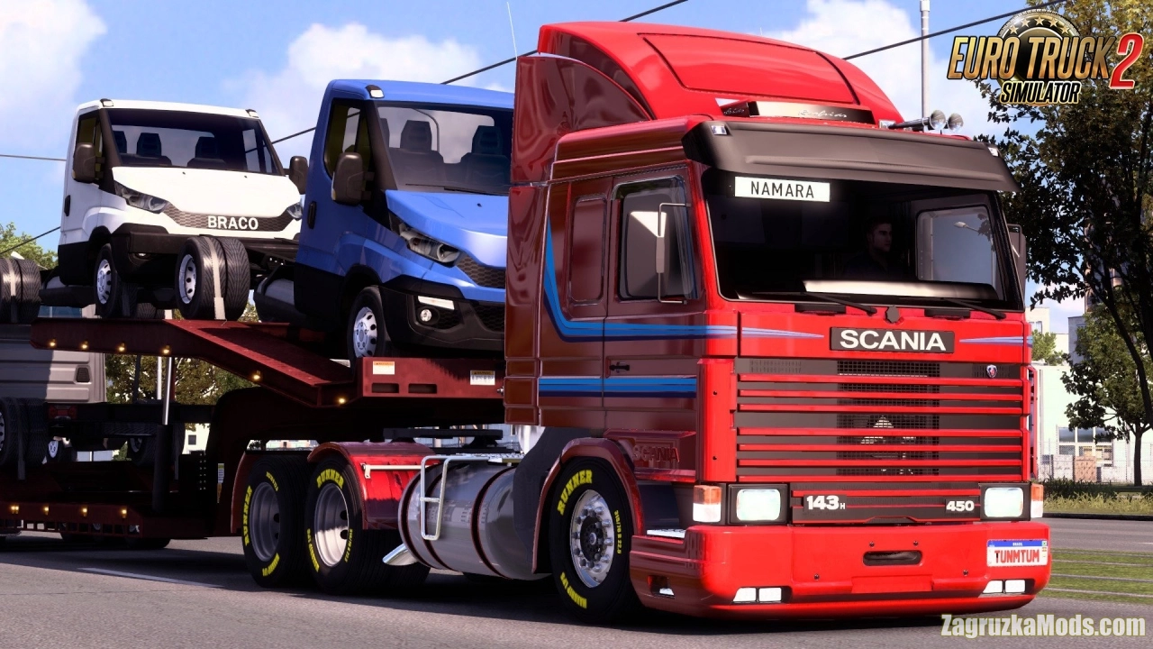 Scania 143H Truck + Interior v2.0 (1.44.x) for ETS2