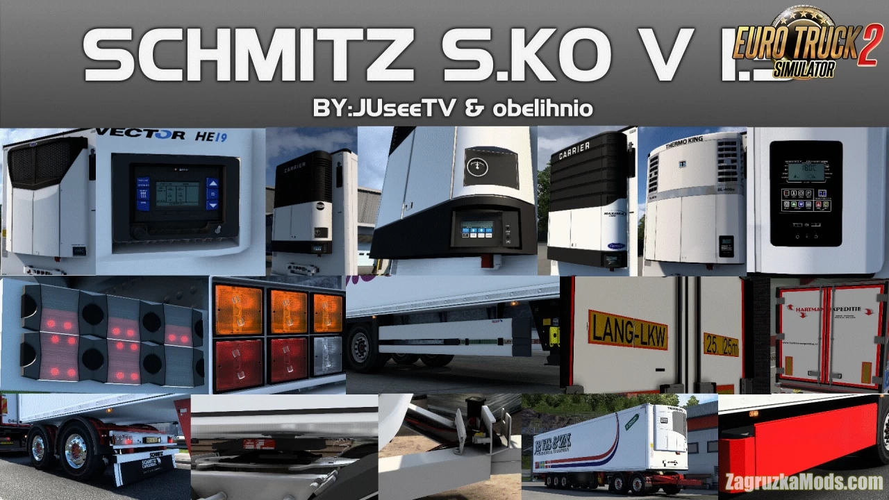 Schmitz SK.O Trailer v1.9 by obelihnio & JUseeTV (1.48.x) for ETS2