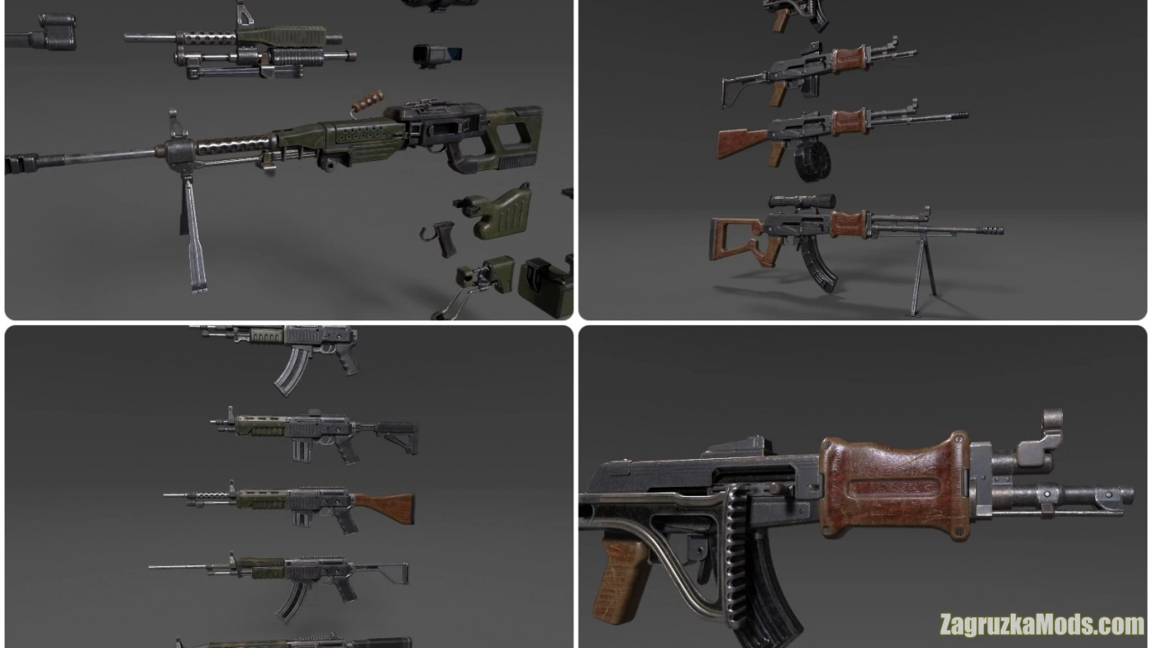 Rifles Rebirth Weapons Pack v1.0a for Fallout 4