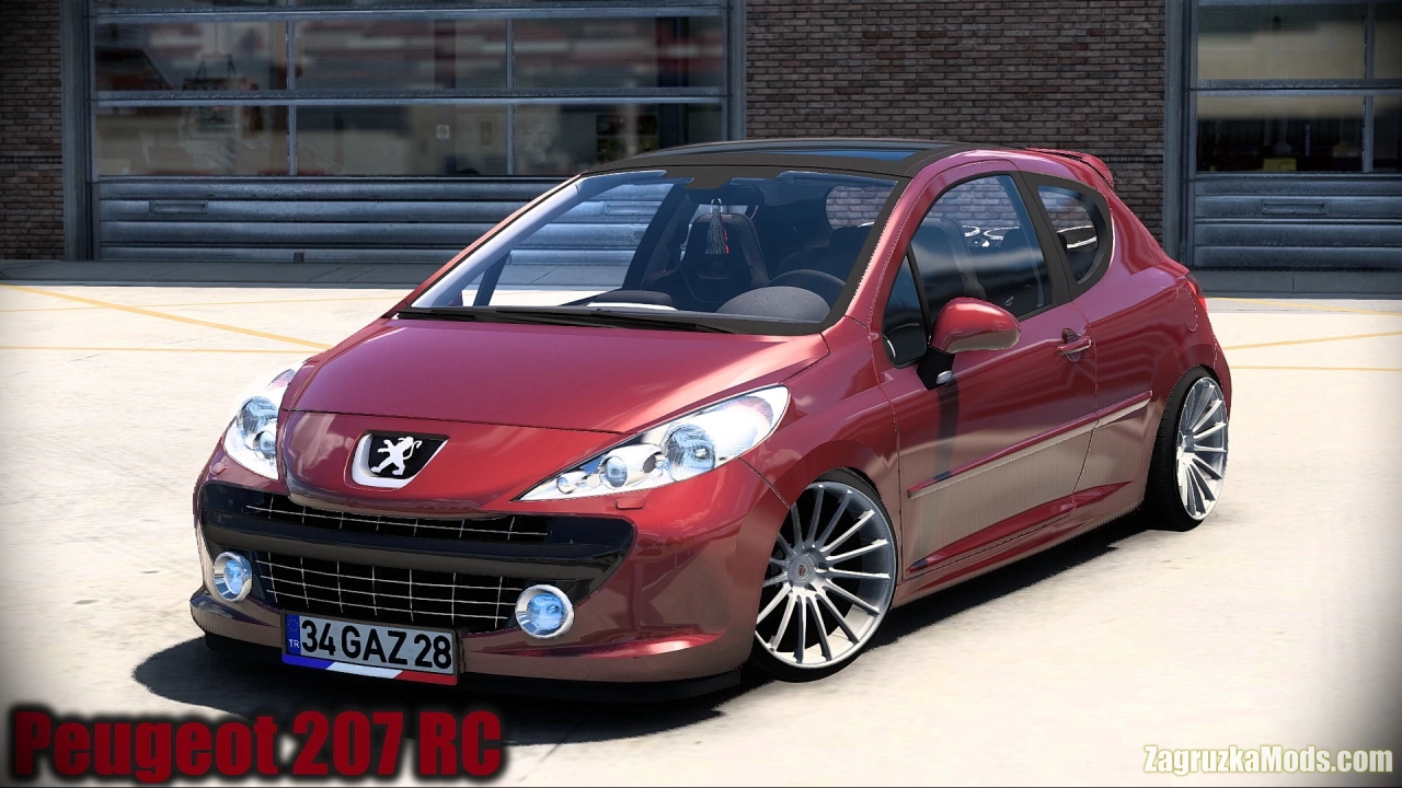 Peugeot 207 RC + Interior v1.6 (1.48.x) for ATS and ETS2